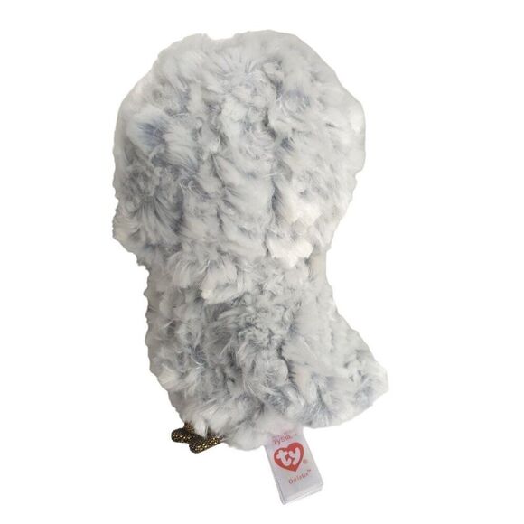 Ty Beanie Boo's Owlette the Owl 6" Stuffed Animal Plush Toy TySilk Collection - Picture 3 of 6